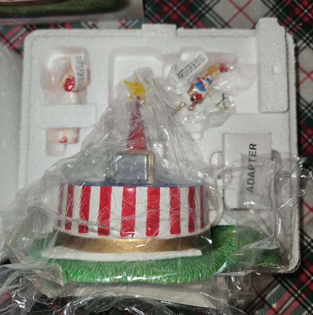 Department 56 "Merrily Round We Go" Snow Village Holiday Accessory Decor - Picture 7 of 8